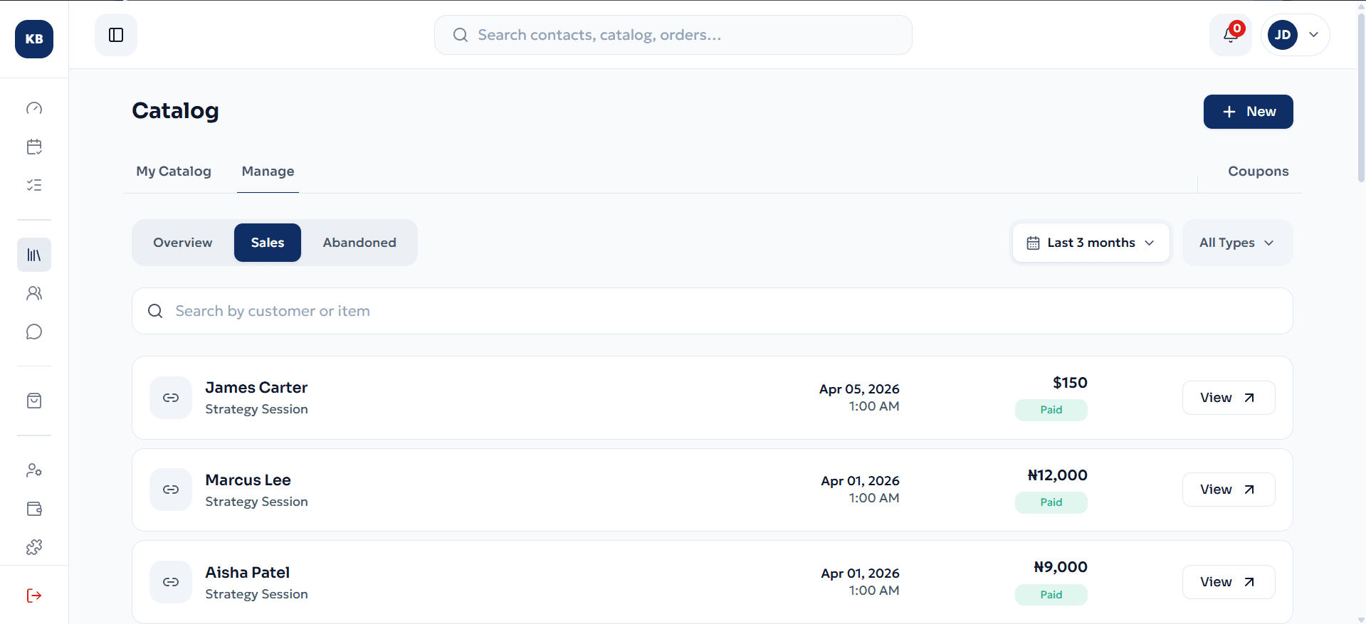 Selnode dashboard preview